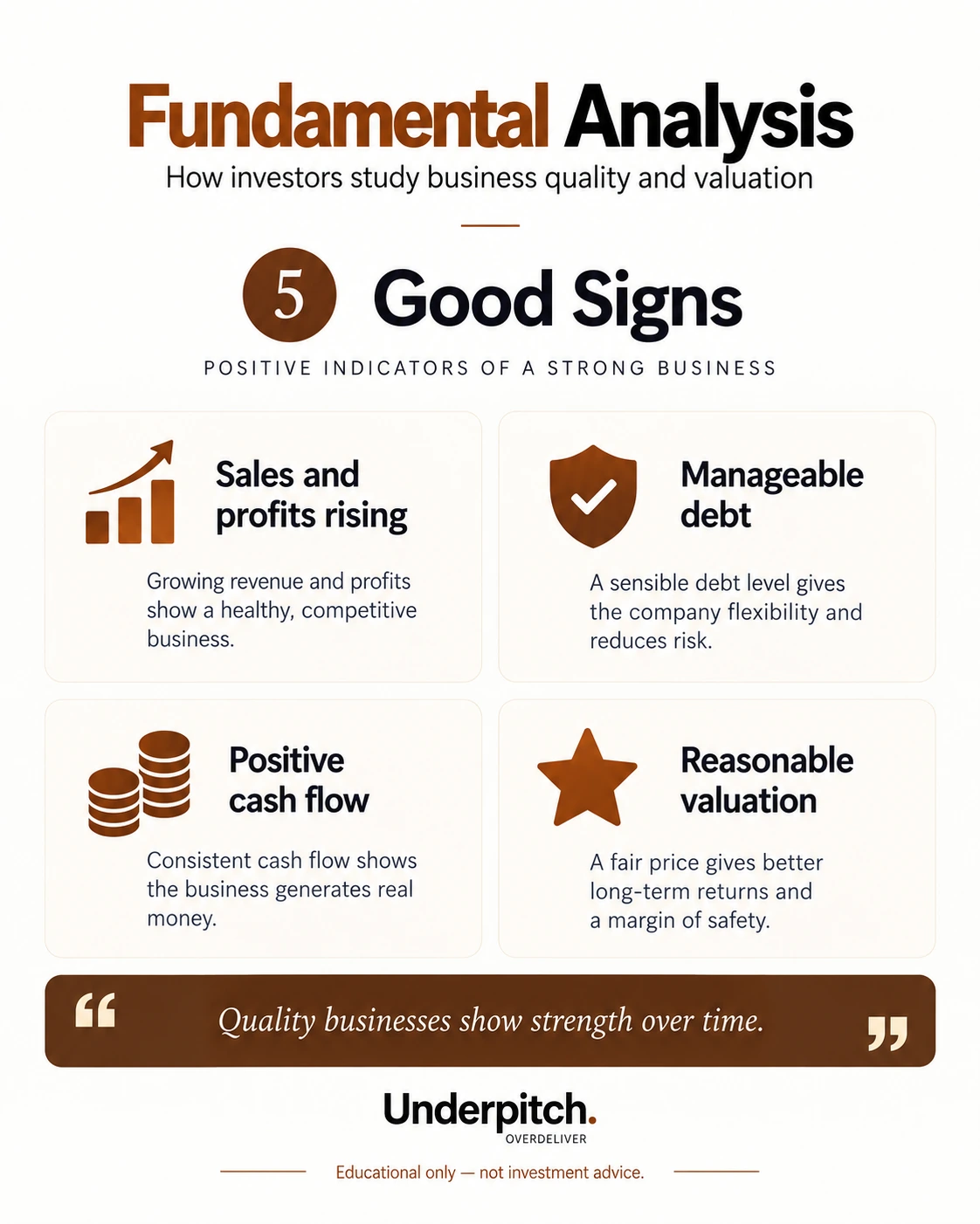 5 · Good signs